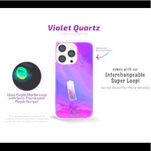 Brand New Quartz iPhone 13 pro Loopy Case